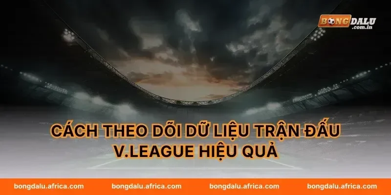 Cách theo dõi dữ liệu trận đấu V.League hiệu quả
