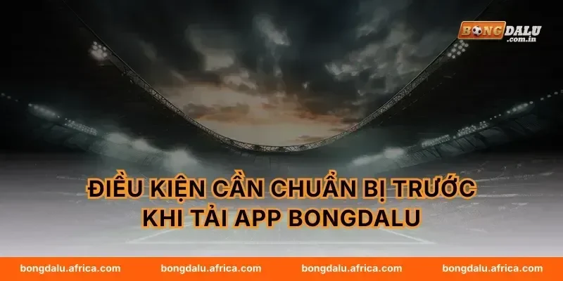 Điều kiện cần chuẩn bị trước khi tải app Bongdalu